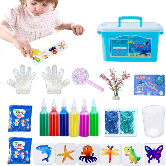 Magic Water Toy Kit - Shape Mold Handmade Water Elves Toy, Marine Life Creature Toys for Kids