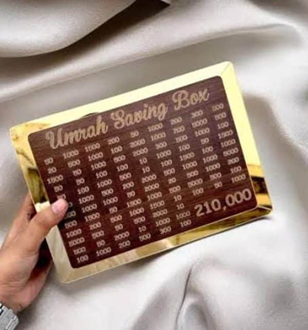 Umrah Saving Box | Best Quality Umrah Saving Box – 210,000 Umrah Saving Box
