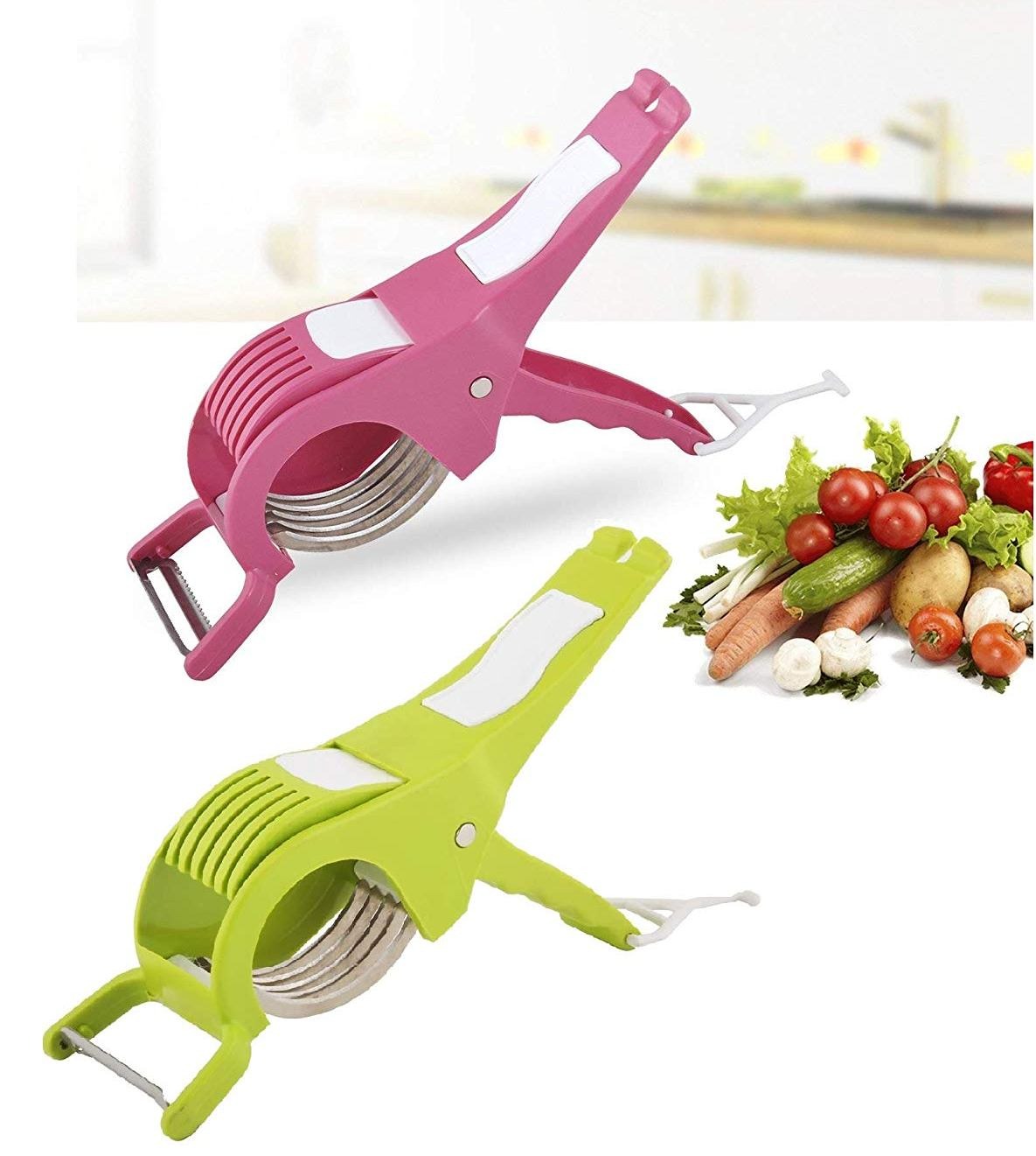 Multi Veg Cutter – 5 Blade Vegetable & Fruit Cutter And Slicer | Easy Kitchen Tool