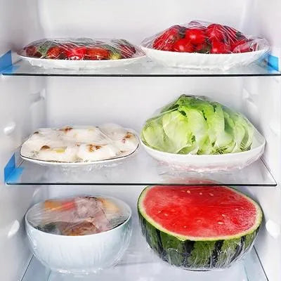 100 Pcs Food Cover Polythene Covers