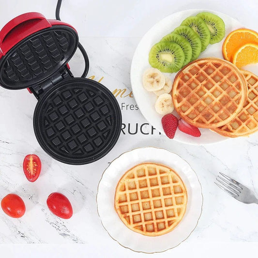 Waffle Maker Breakfast Machine – Non Stick Easy Clean Compact Electric Appliance For Quick And Delicious Homemade Waffles