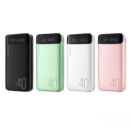 Portable Power Bank 20000mAh – High Capacity with LED Display & Fast Charging Support