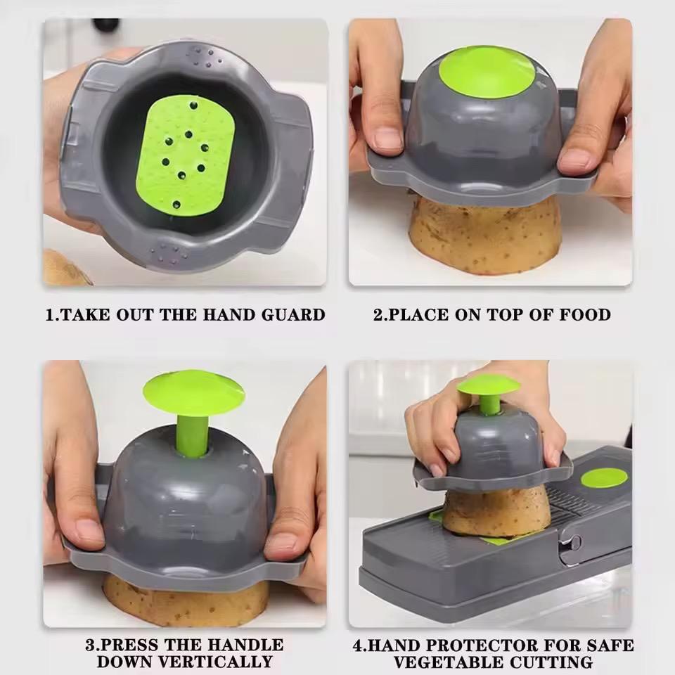 16 in 1 Multifunctional Vegetable Slicer Cutter Shredders Slicer With Basket