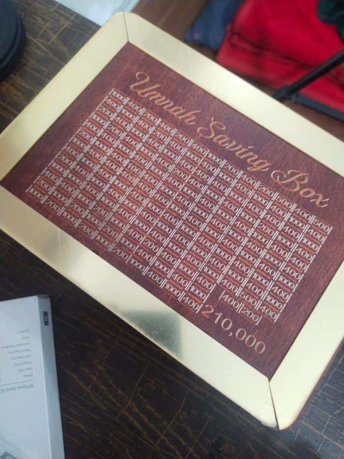 Umrah Saving Box | Best Quality Umrah Saving Box – 210,000 Umrah Saving Box