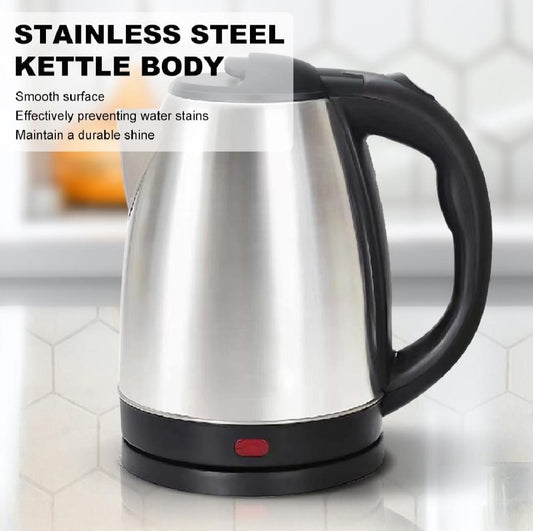 Electric Kettle - Stainless steel body - Automatic instant heating - 1500 Watts - Water boiler - High quality - Kettle for tea