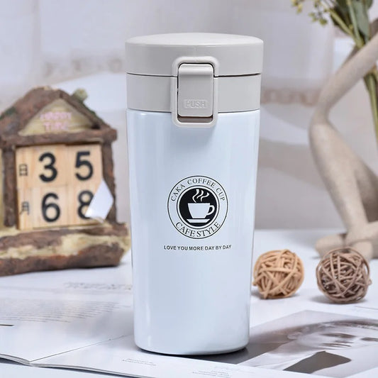 Hot & Cold Stainless Steel Vacuum Flask – 380ml | Double Wall Insulated Water Bottle